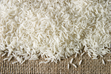 rice on sacking