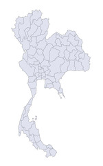 Karte Thailand