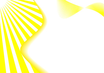 Summer vector card with sunrays; clip-art