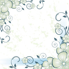 abstract floral background with place for your text