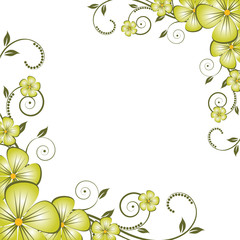 abstract floral background with place for your text