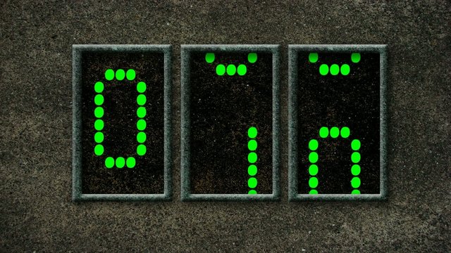 Null bis Hundert Gr&uuml;n