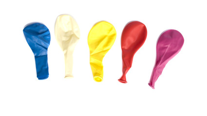 empty colorful  balloons 2