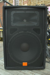 Naklejka premium Enceinte acoustique lors d'un concert