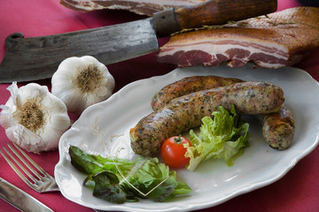 saucisses grillées