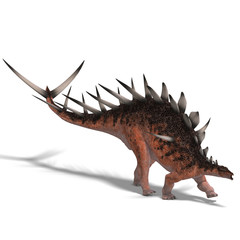 giant kentrosaurus dinosaur