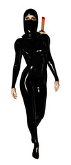 Female Ninja © Kathy Gold
