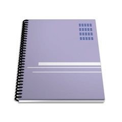 One 3d render Book  on white background