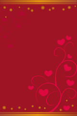 floral valentine background