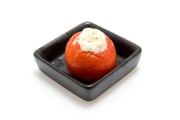 stuffed tomato with cheese