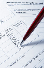 employment application job