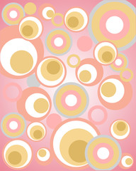 abstrakte retro kreise