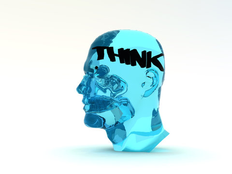 Transparent Think Head 2
