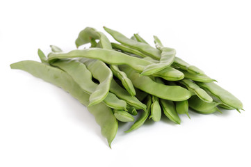 bohnen, gartenbohnen, breit