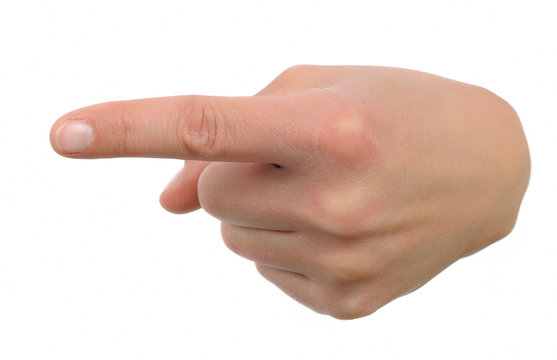 finger, zeigen, richtung