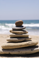 equilibrio en la arena