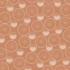 background made of flowers in pastel colors