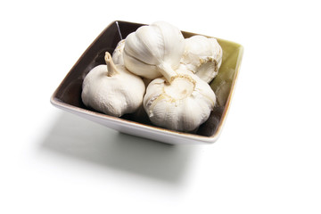 Garlic in Bowl