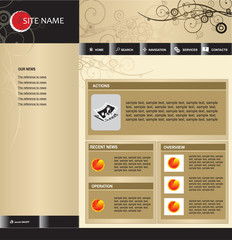 vector web template
