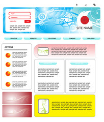 vector web template