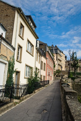 Fototapeta na wymiar Old town of Luxembourg
