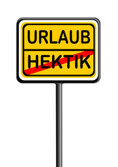 Information als Schild