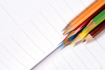 Color pencil and agenda