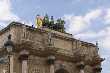 Fototapeta na wymiar I´arc de Triomphe du Carrusel