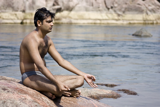 Yoga in water
