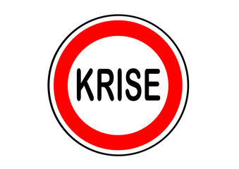Schild als Information