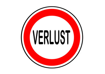 Schild als Information