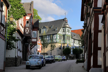 Fototapeta na wymiar Altstadtgasse w Idstein