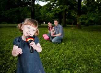 Girl With Microphone