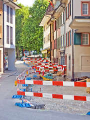 Baustelle am Sonntag