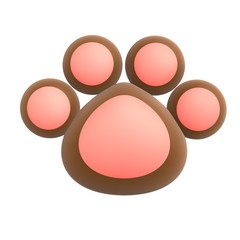 cute pet paw