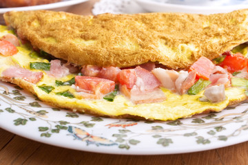 omelette close up