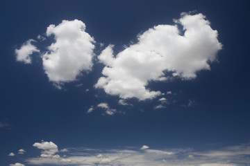 Fototapeta premium Nuvole, cielo, blu