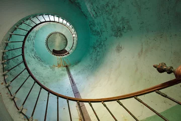 Foto op Plexiglas Vuurtoren vuurtoren trap