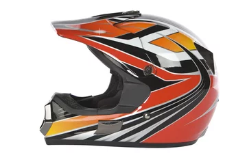 Aluminium Prints Motorsport motocross motorcycle helmet