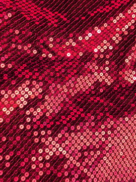 sequined shimmering textile closeup
