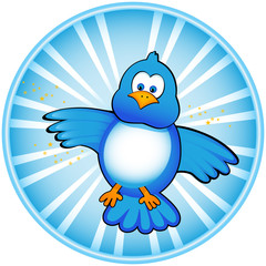 Tweet Blue Bird Icon