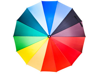 multicolored umbrella
