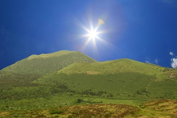 Obraz premium les volcans d auvergne