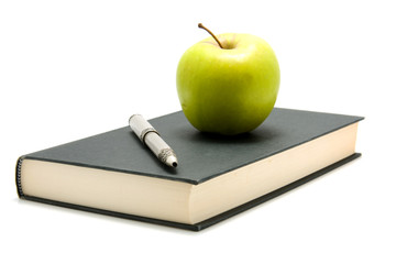 Student accessory isolated on white background