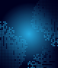 Blue abstract background