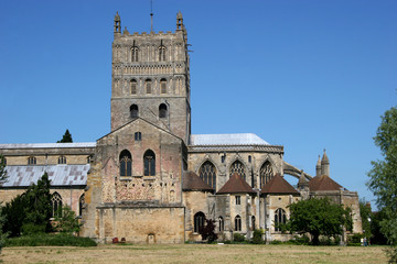 Fototapeta na wymiar Tewkesbury Abbey
