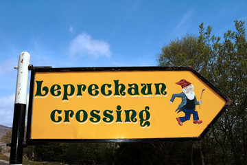 leprechaun signpost