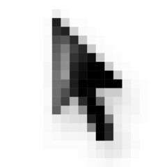Obraz na płótnie Canvas Pixel cursor. Vector.