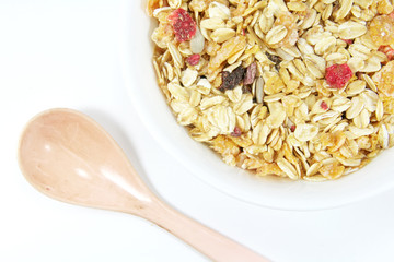 Muesli Breakfast In A Bowl or Cup