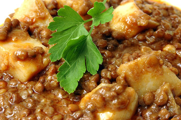 Estofado de lentejas